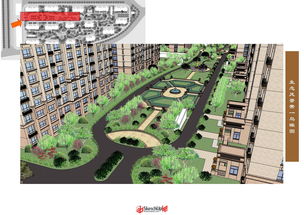 歐式居住區(qū) 經(jīng)濟(jì)適用房 景觀設(shè)計 景觀設(shè)計 sketchup吧 sketchup中國門戶網(wǎng)站